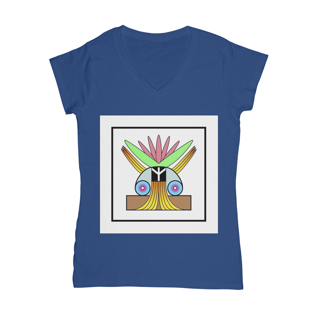 BEAM *Peace* Collection Classic Women's V-Neck T-Shirt