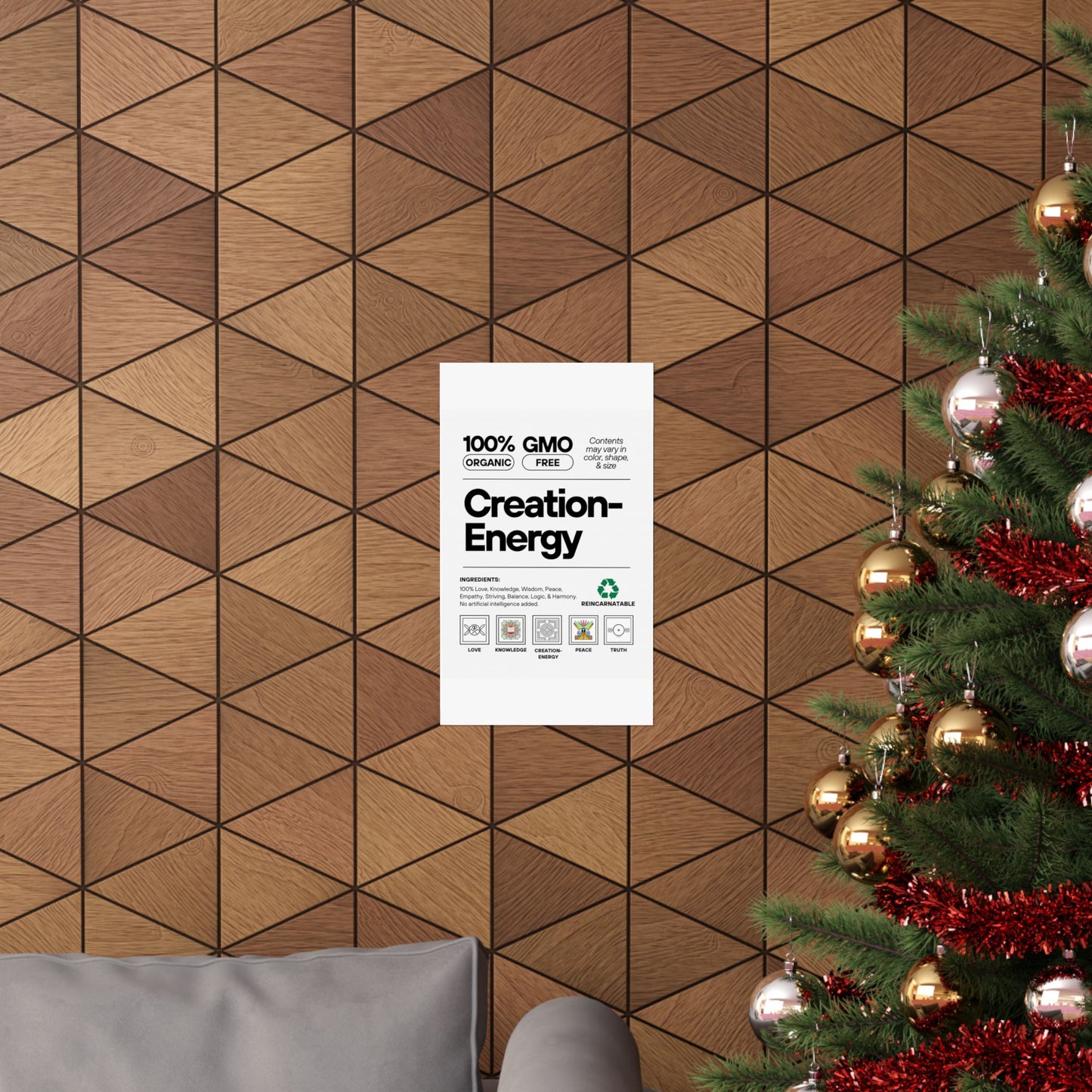 Inspirational Creation-Energy Posters | Eco-Friendly Wall Art for Mindfulness