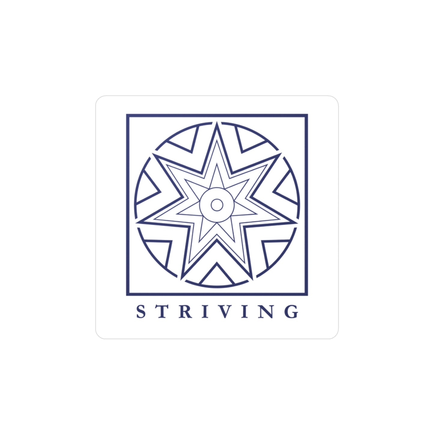 Symbols of the Creation-Energy Teaching - DECAL *Streben / Striving* (purple)