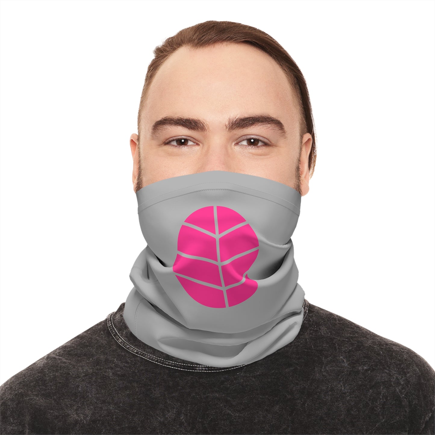 Lightweight Neck Gaiter - BEAM *Life* Edition (Pink/Gray)
