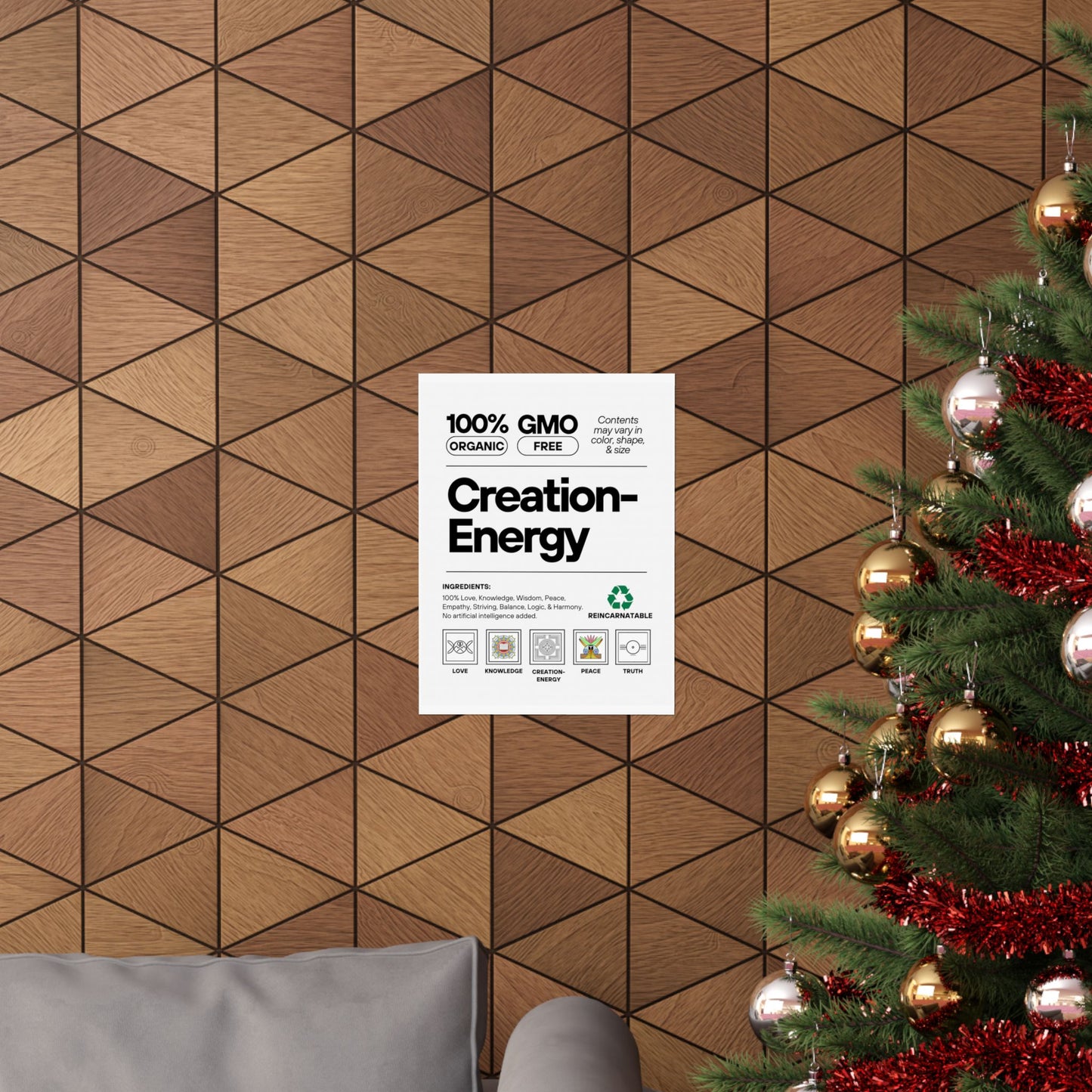 Inspirational Creation-Energy Posters | Eco-Friendly Wall Art for Mindfulness