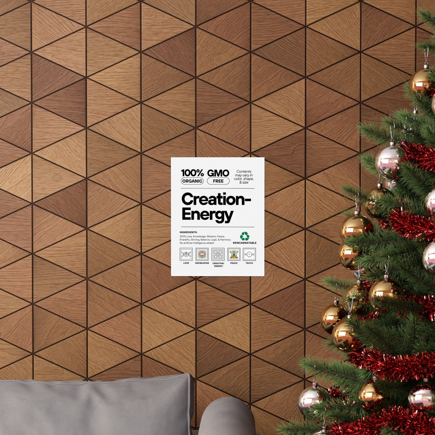 Inspirational Creation-Energy Posters | Eco-Friendly Wall Art for Mindfulness