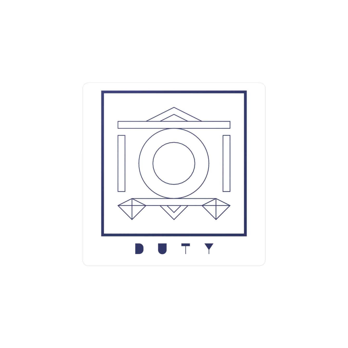 Symbols of the Creation Energy Teaching - DECAL *Pflicht / Duty* (purple)