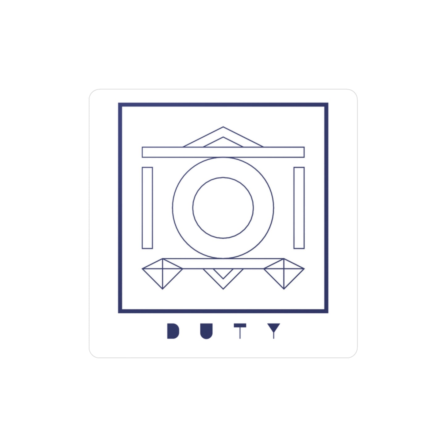 Symbols of the Creation Energy Teaching - DECAL *Pflicht / Duty* (purple)