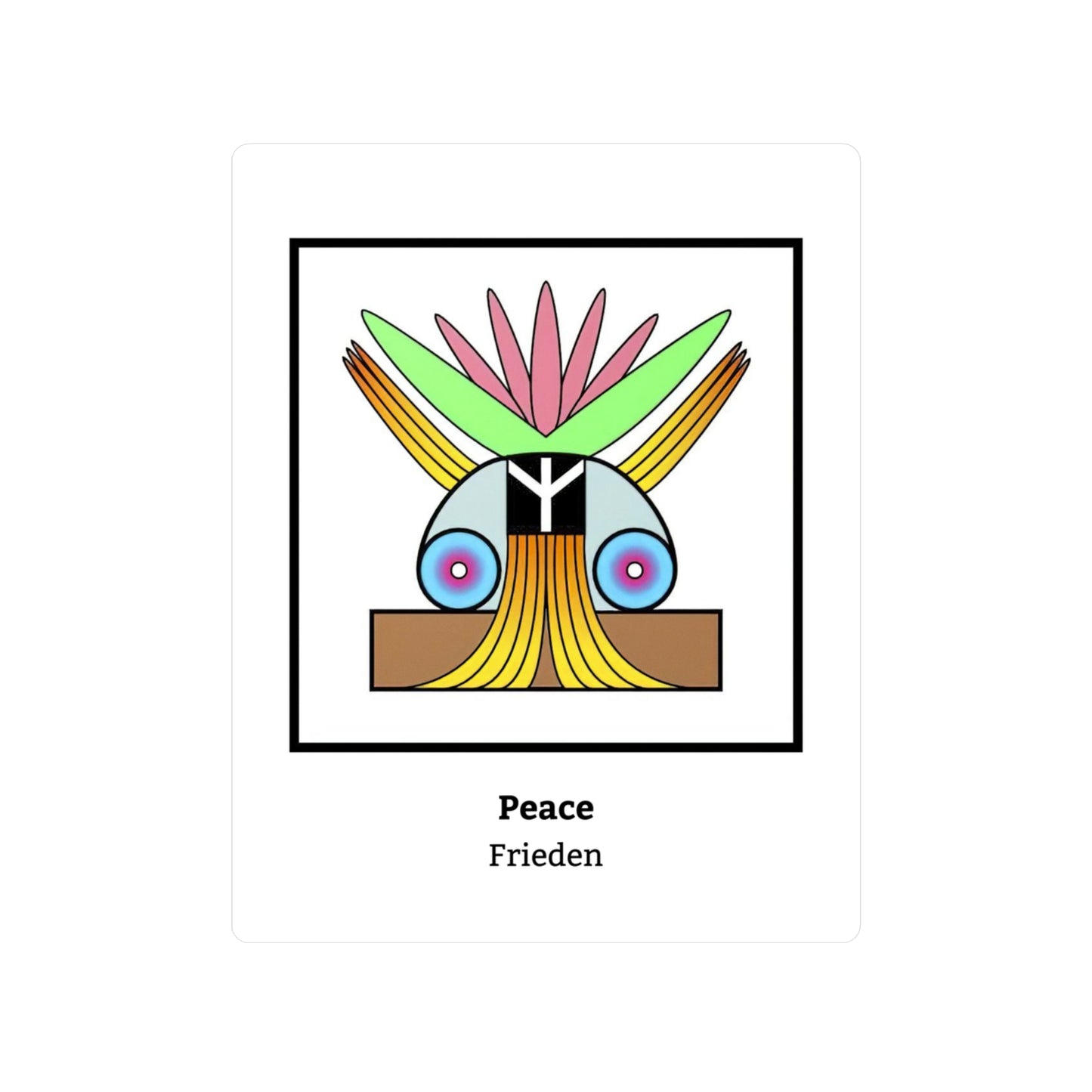 Peace/Frieden Symbol - Sticker/Decal