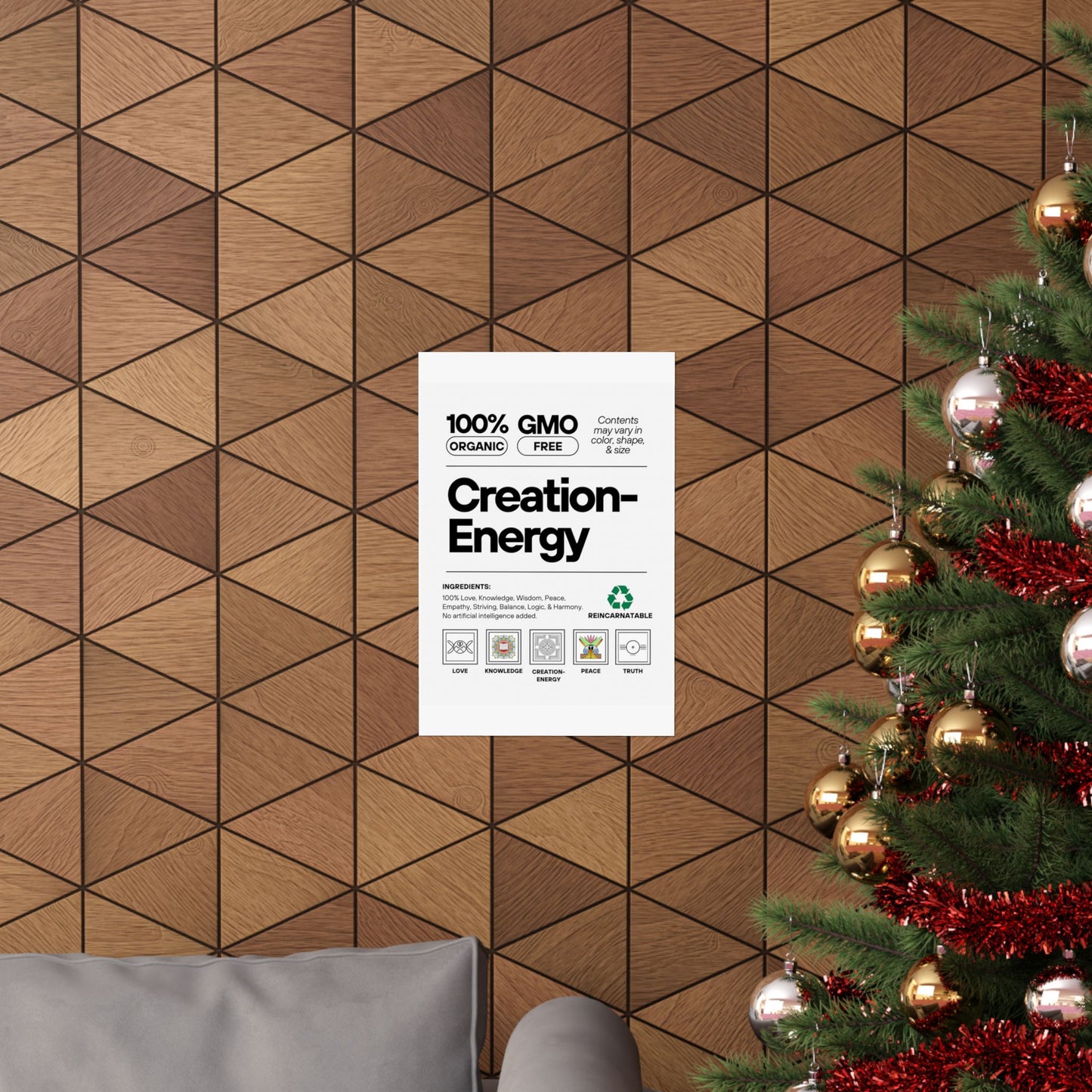 Inspirational Creation-Energy Posters | Eco-Friendly Wall Art for Mindfulness