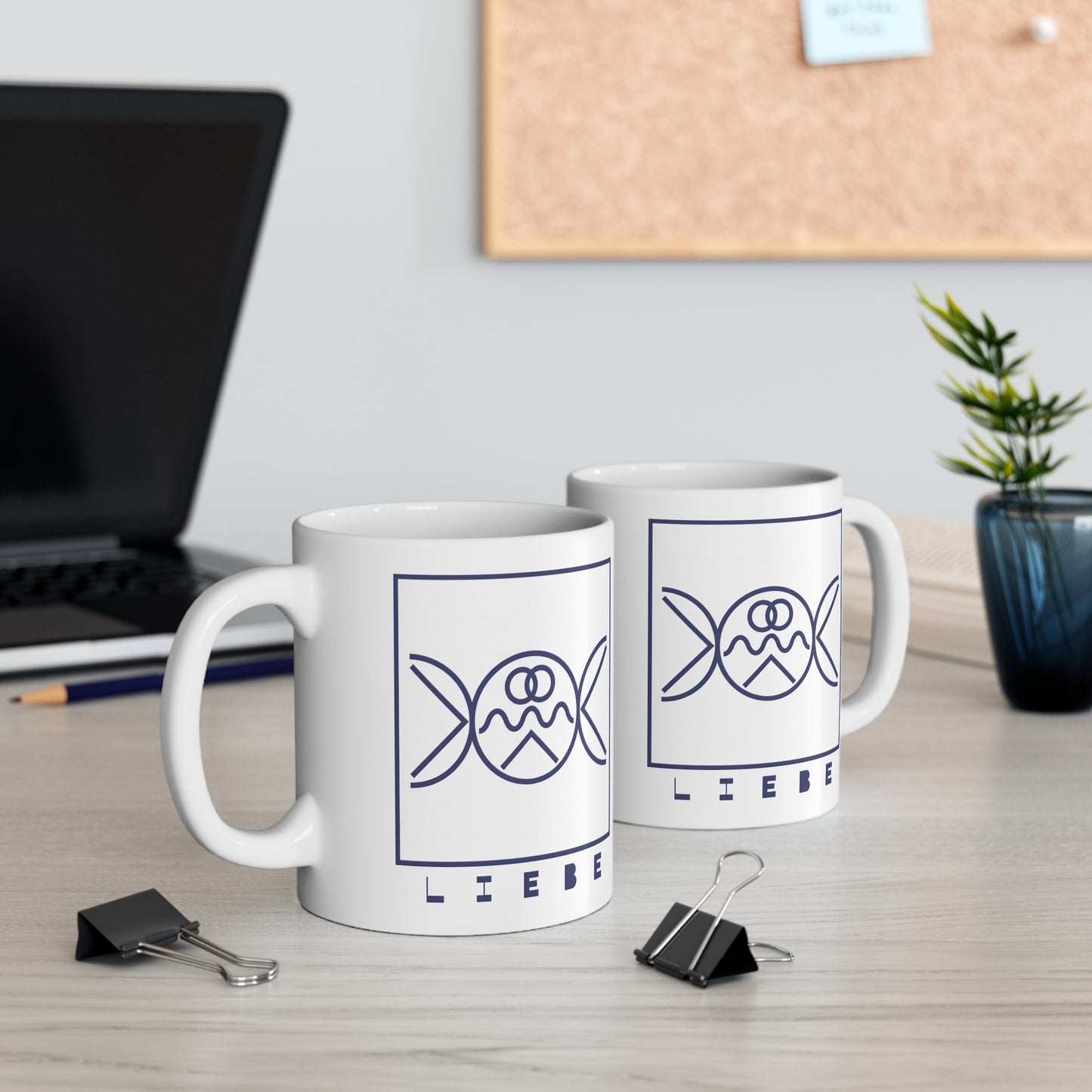 Symbols of the Creation-Energy Teaching - Mug 11oz *Liebe / Love*