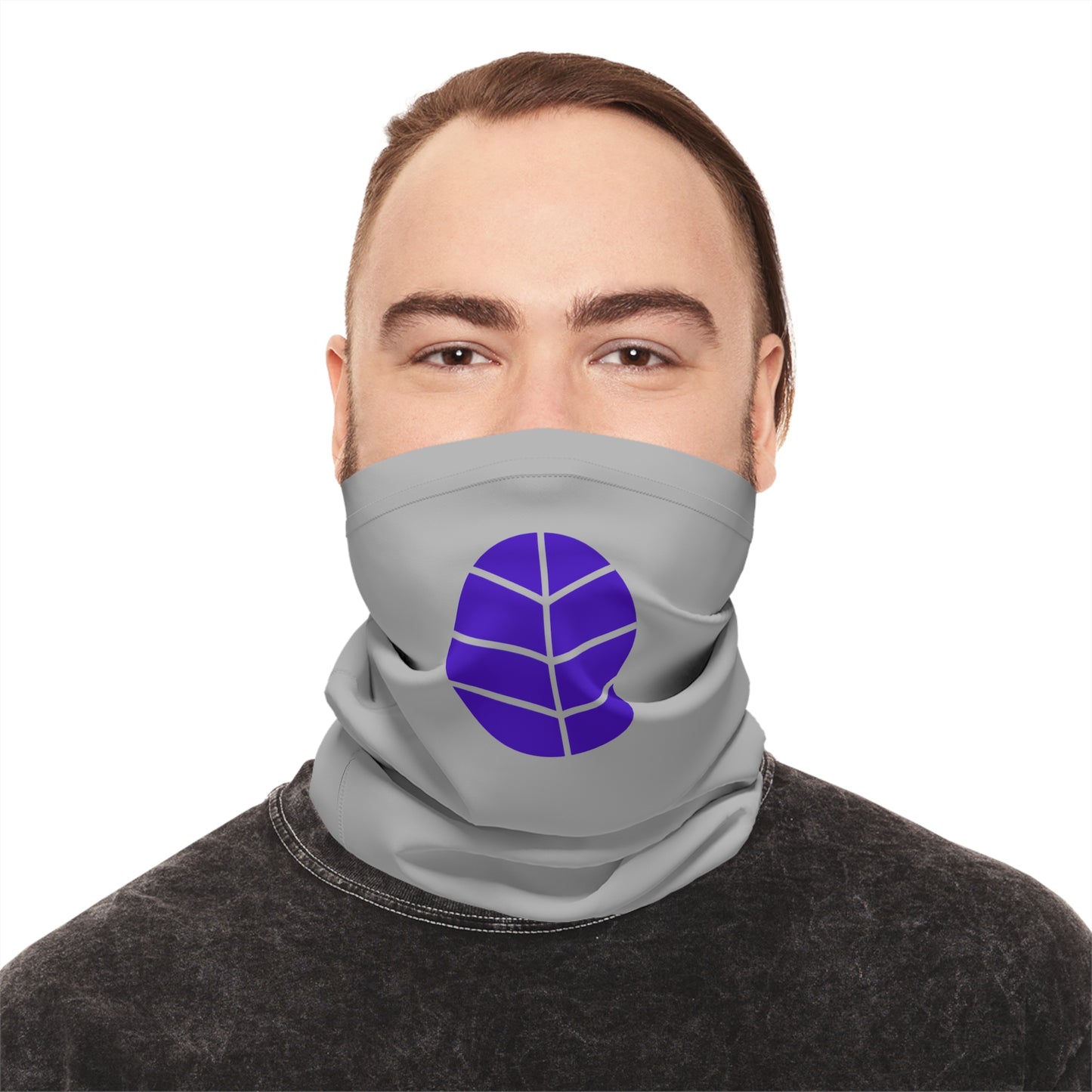 Lightweight Neck Gaiter - BEAM *Life* Edition (Purple/Gray)