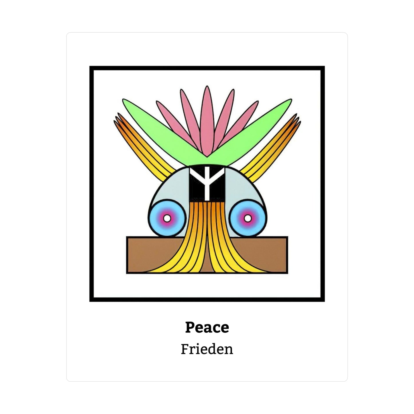 Peace/Frieden Symbol - Sticker/Decal