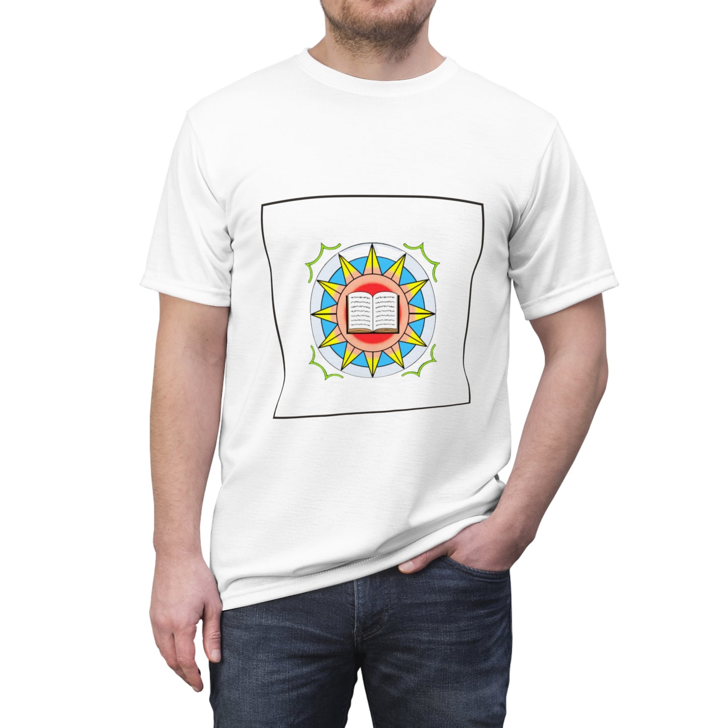 Copy of Copy of Copy of Copy of Unisex Cut & Sew Tee (AOP) - BEAM *Knowledge* Edition