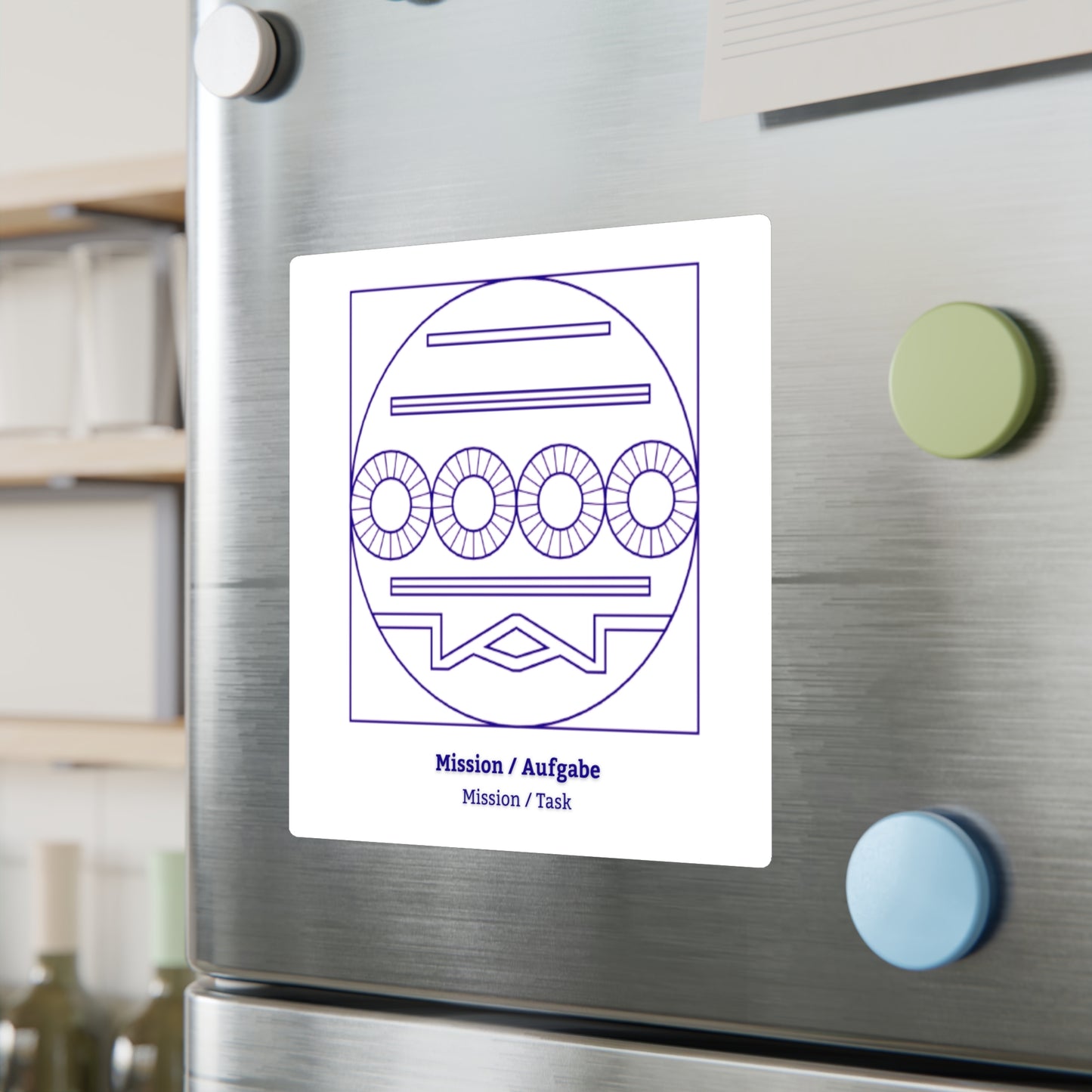Mission Symbol Decal (Purple/White) Not Transparent
