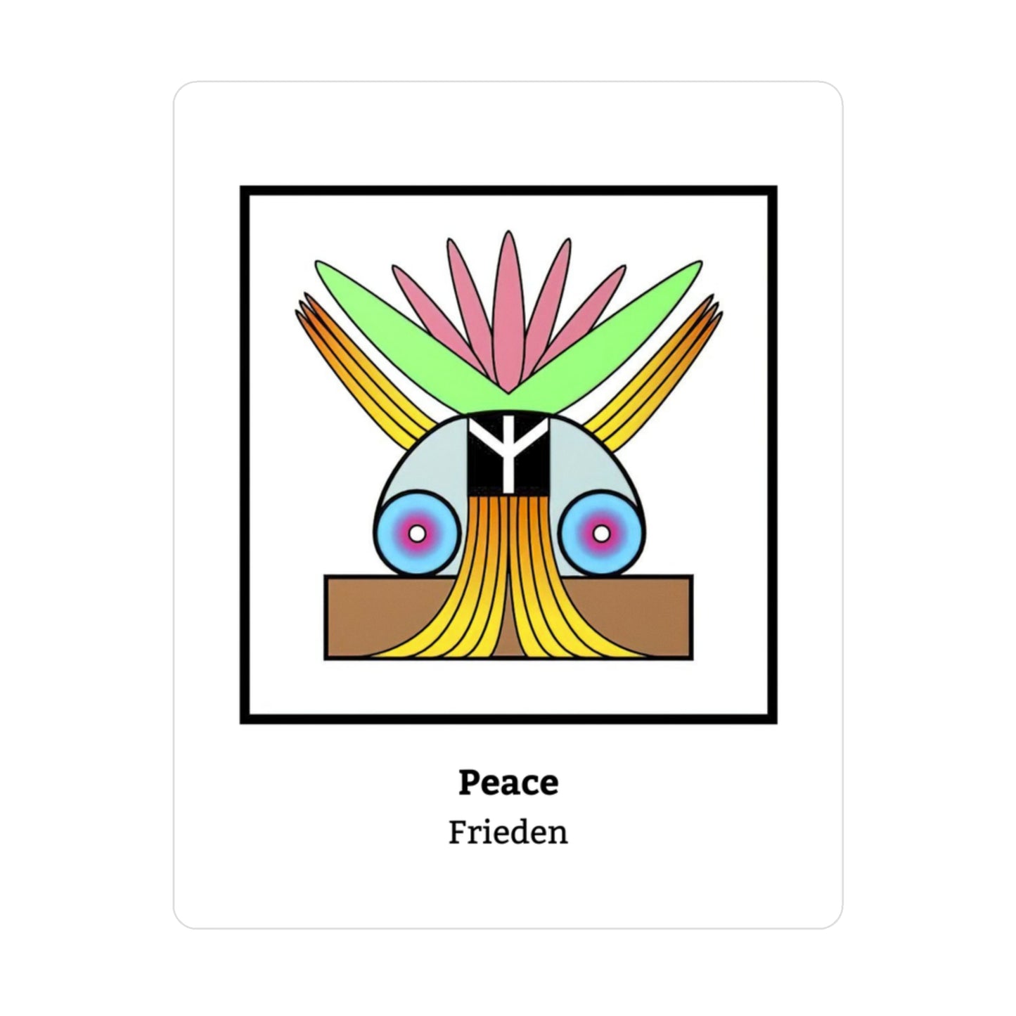 Peace/Frieden Symbol - Sticker/Decal