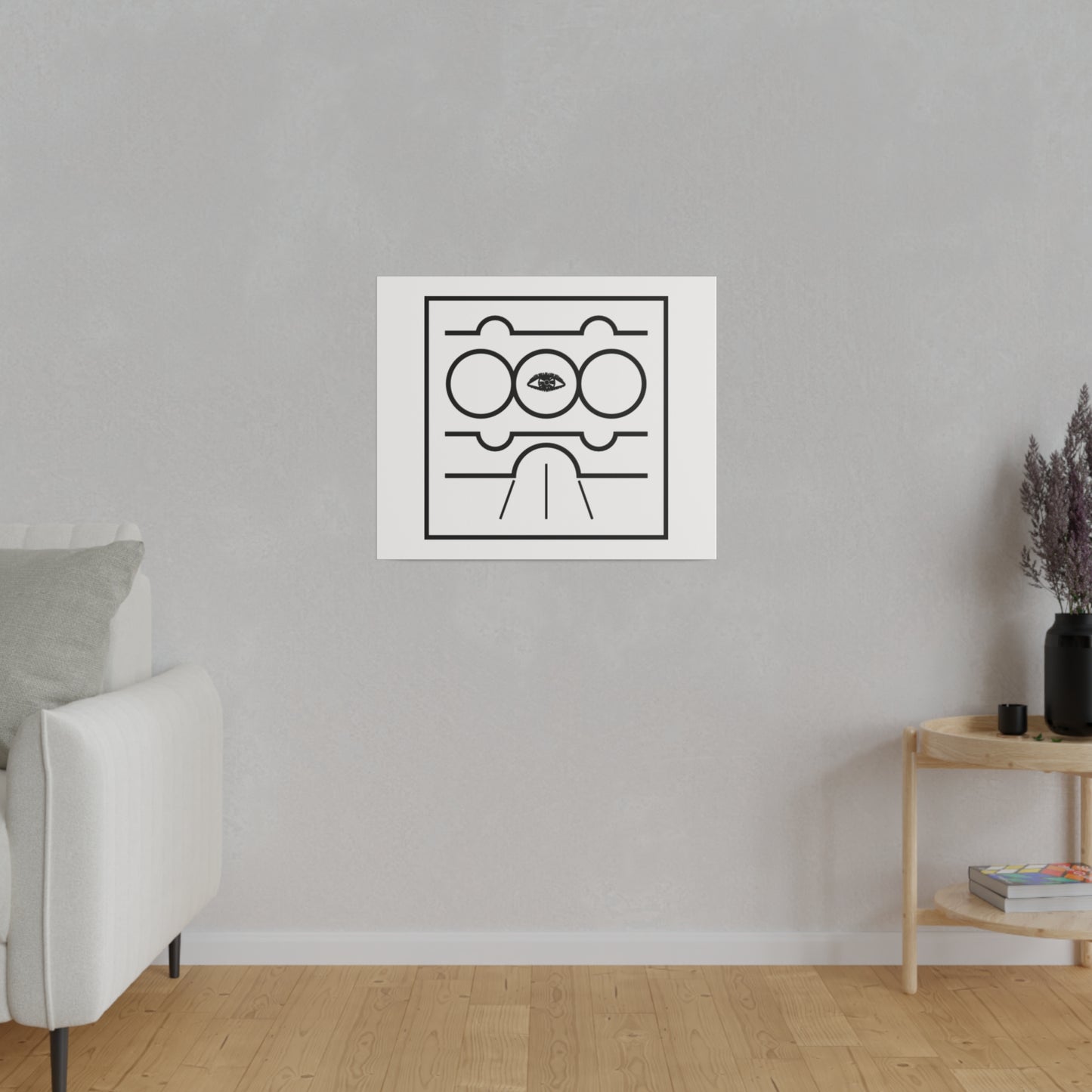 Humanity - Creation-Energy Teaching Symbols - Matte Canvas, Stretched, 0.75"