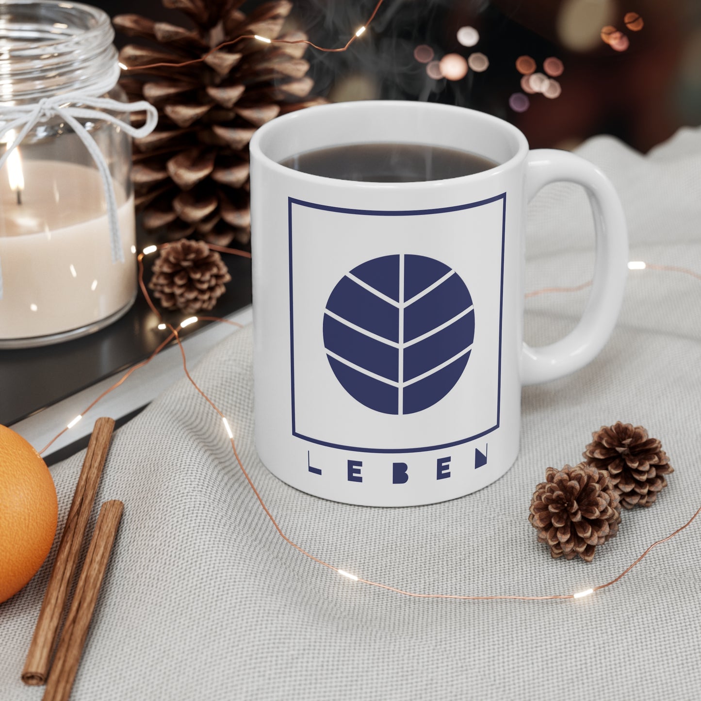 Symbols of the Creation-Energy Teaching - Mug 11oz *Leben / Life*