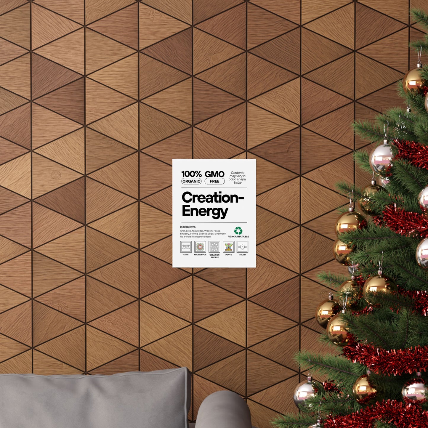 Inspirational Creation-Energy Posters | Eco-Friendly Wall Art for Mindfulness