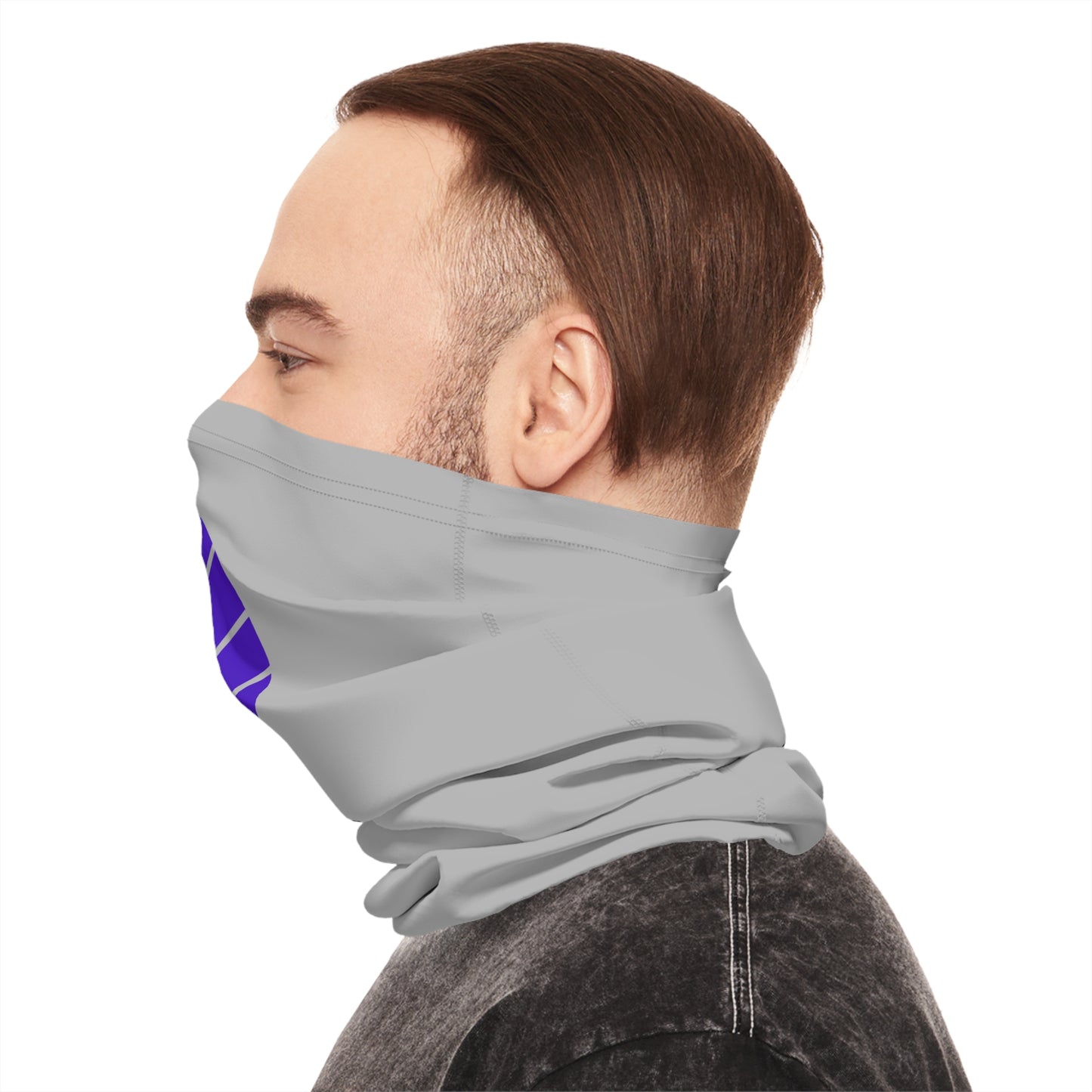 Lightweight Neck Gaiter - BEAM *Life* Edition (Purple/Gray)