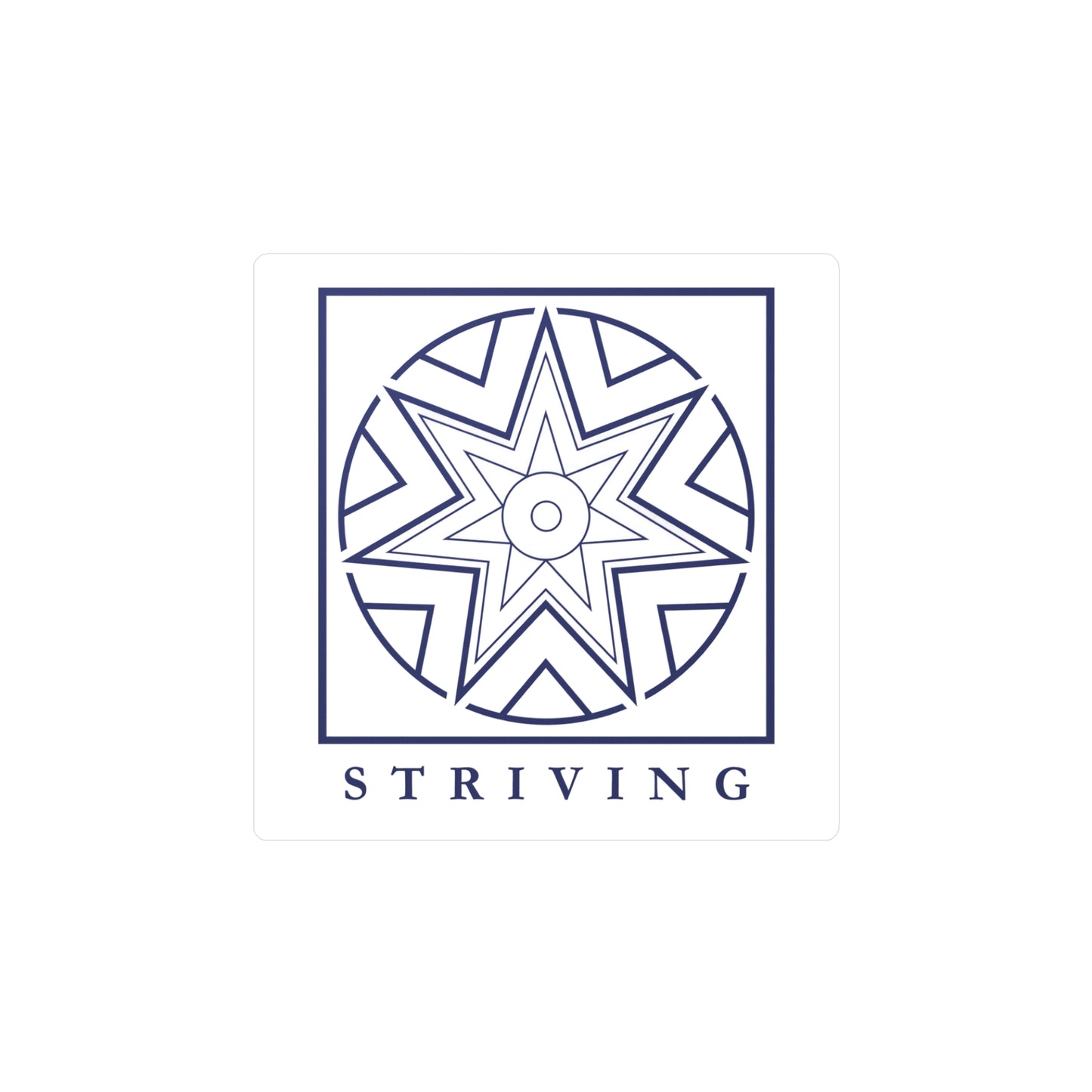 Symbols of the Creation-Energy Teaching - DECAL *Streben / Striving* (purple)