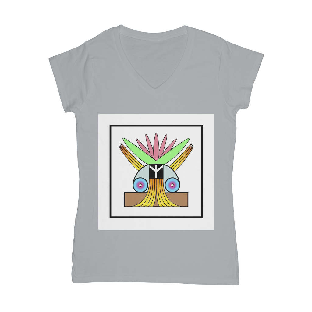 BEAM *Peace* Collection Classic Women's V-Neck T-Shirt