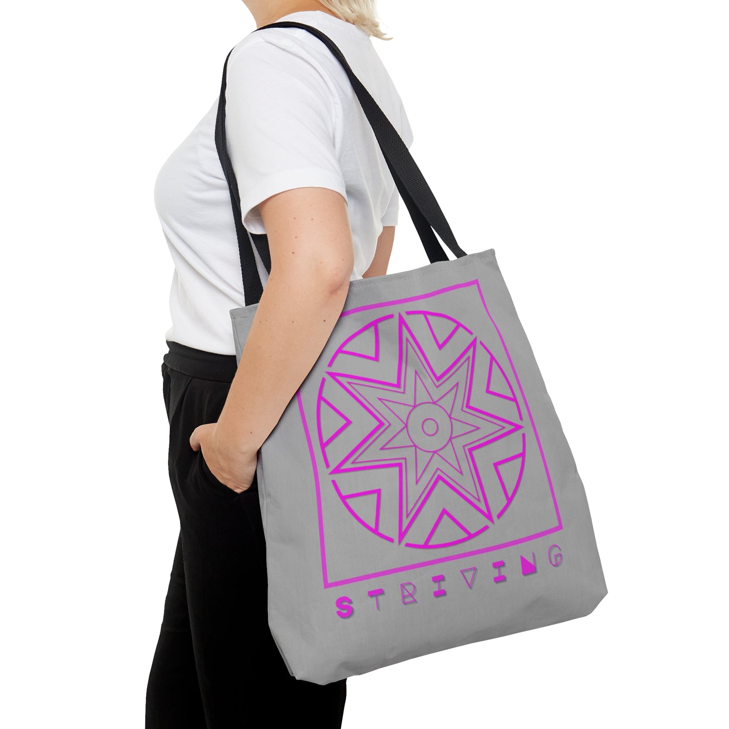 Symbols of the Creation-Energy Teaching - Tote Bag *Striving / Streben* (light grey)