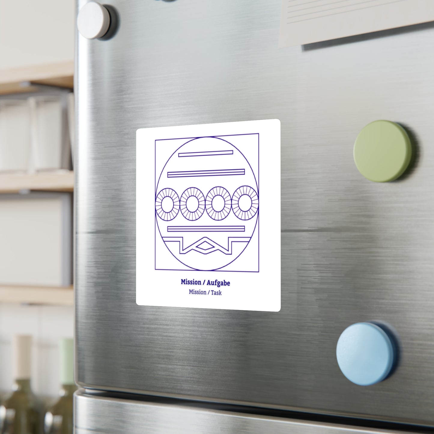 Mission Symbol Decal (Purple/White) Not Transparent