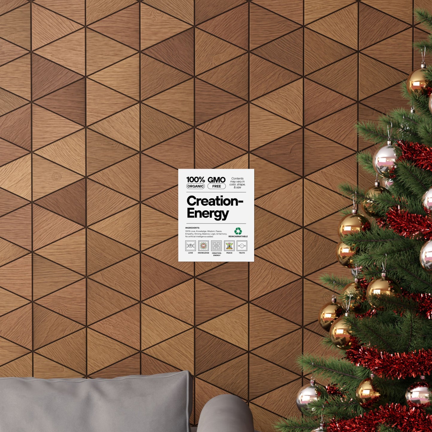 Inspirational Creation-Energy Posters | Eco-Friendly Wall Art for Mindfulness