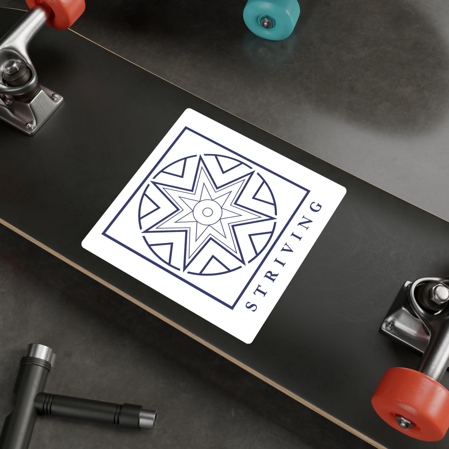 Symbols of the Creation-Energy Teaching - DECAL *Streben / Striving* (purple)