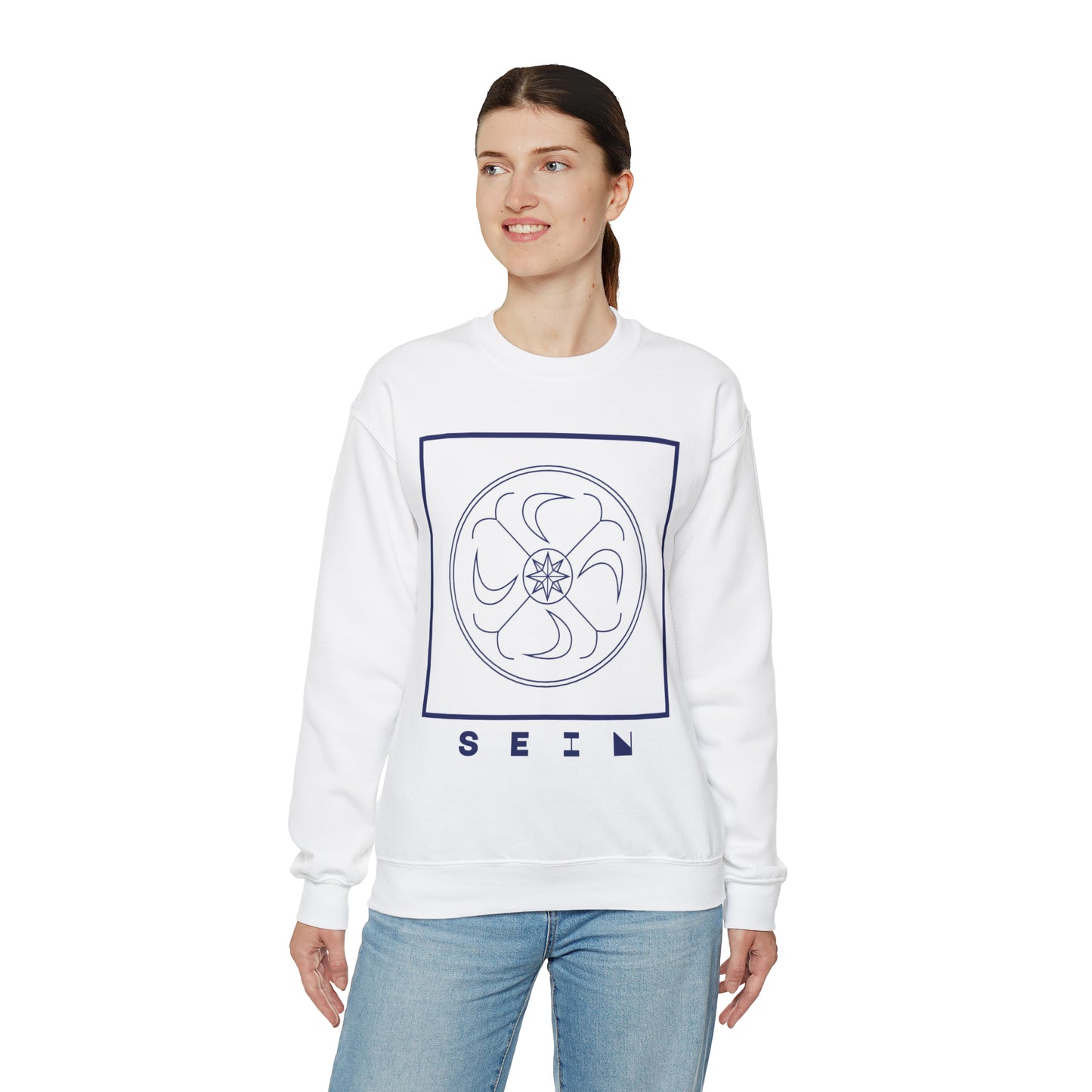 SEIN/BEING Symbol Crewneck Sweatshirt