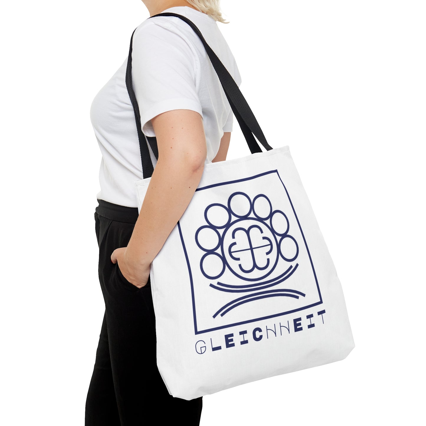 Symbols of the Creation-Energy Teaching Tote Bag - *GLEICHHEIT / EQUALITY*