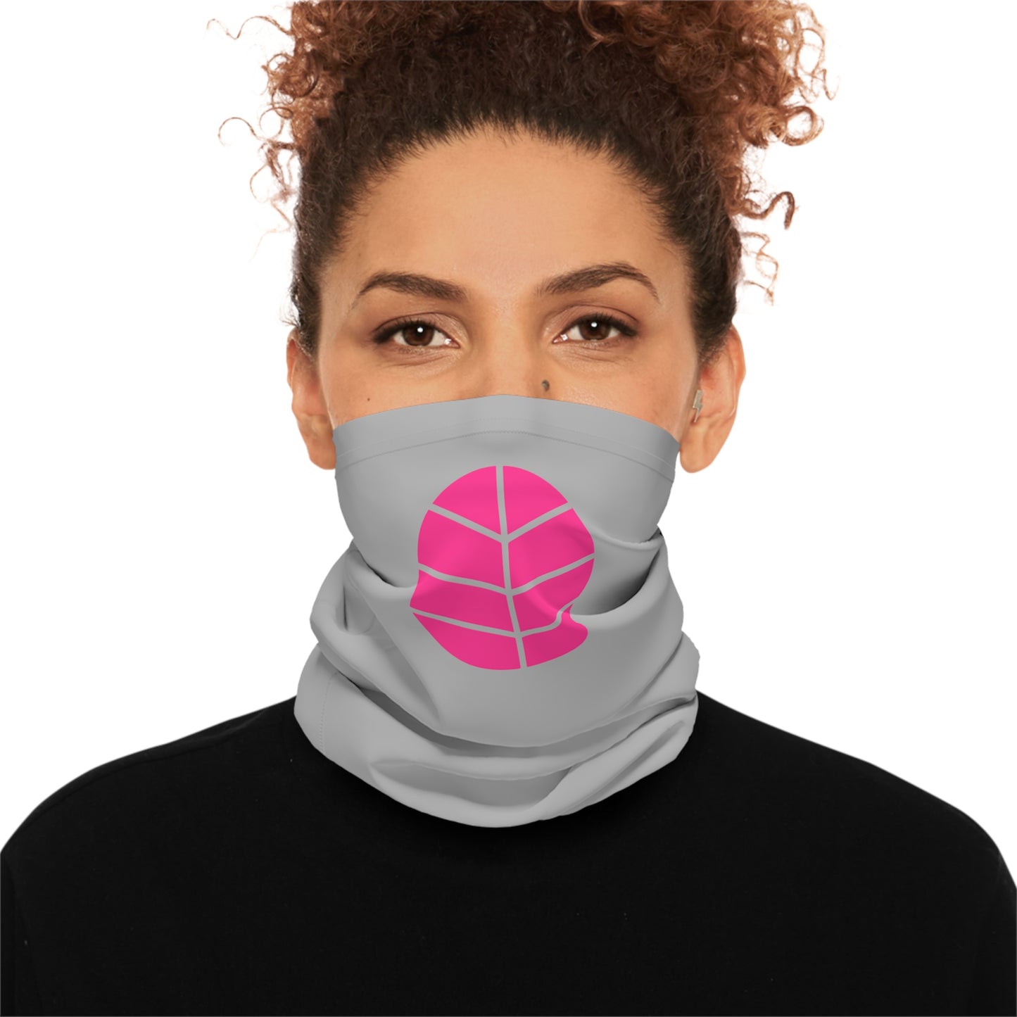 Lightweight Neck Gaiter - BEAM *Life* Edition (Pink/Gray)