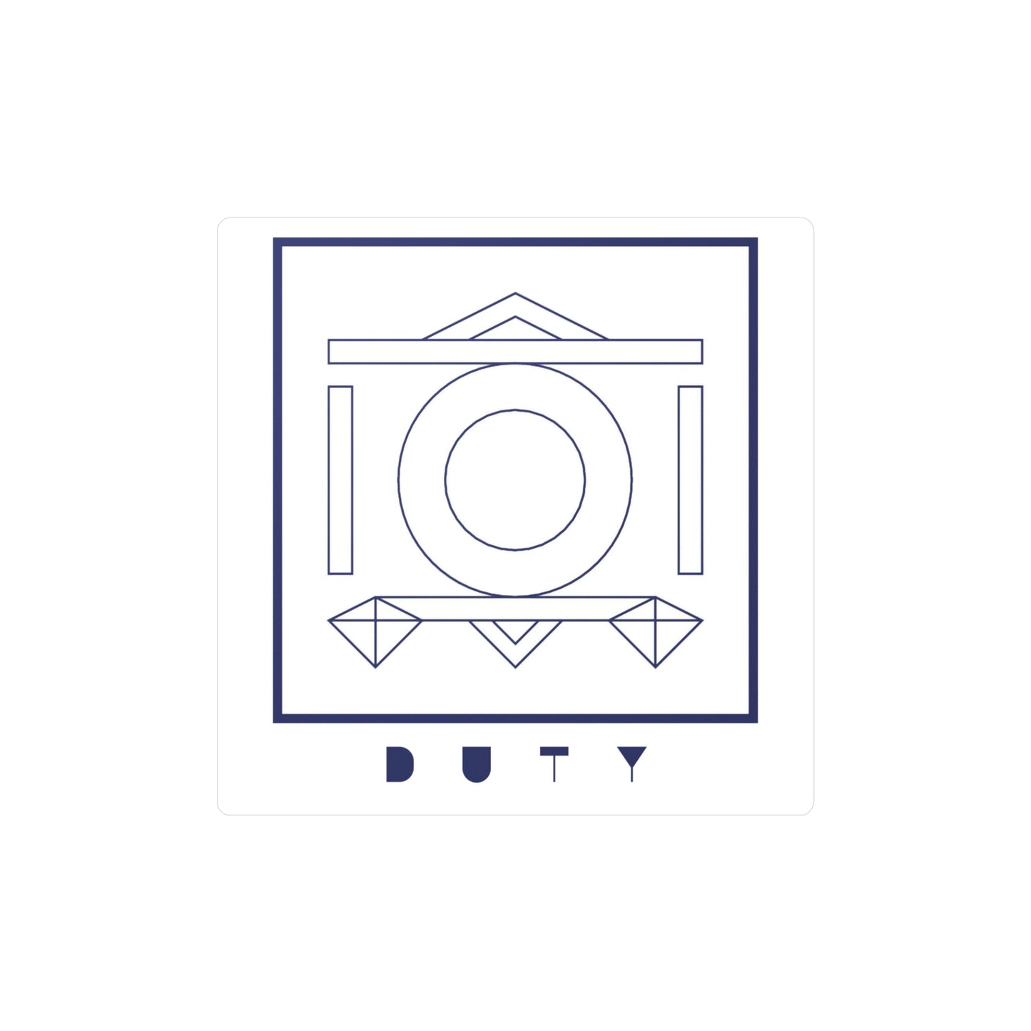 Symbols of the Creation Energy Teaching - DECAL *Pflicht / Duty* (purple)