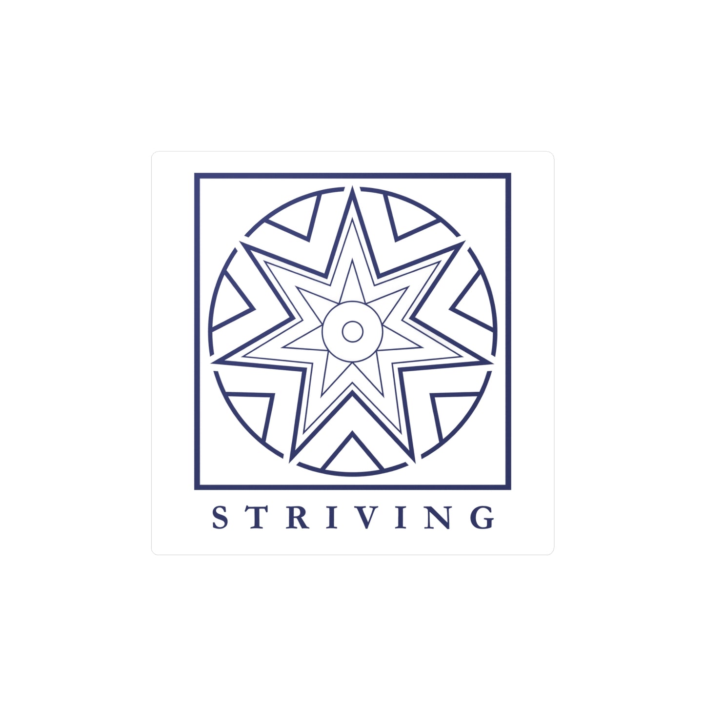 Symbols of the Creation-Energy Teaching - DECAL *Streben / Striving* (purple)