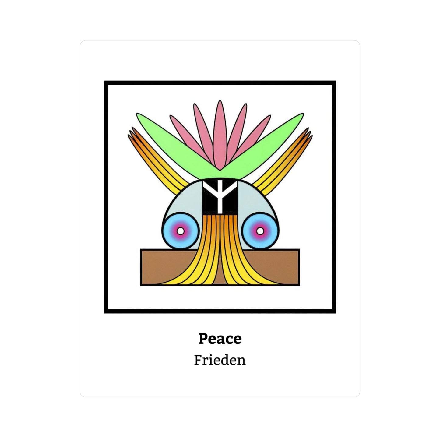 Peace/Frieden Symbol - Sticker/Decal