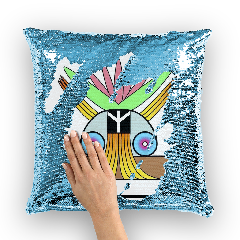 BEAM *Peace* Collection Sequin Cushion Cover