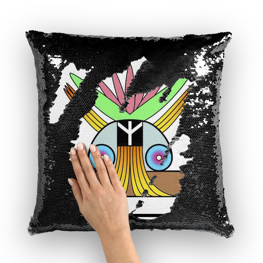 BEAM *Peace* Collection Sequin Cushion Cover