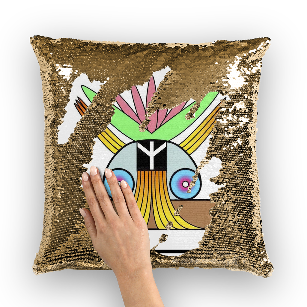 BEAM *Peace* Collection Sequin Cushion Cover