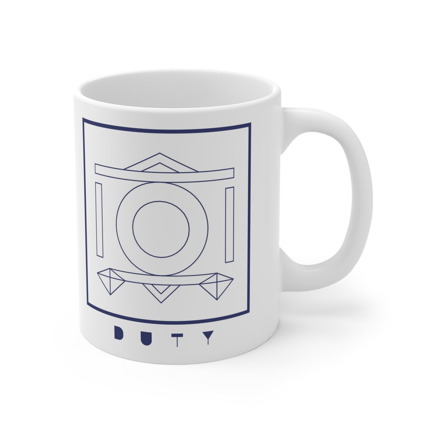 Symbols of the Creation-Energy Teaching - Mug 11oz *Duty / Pflicht*