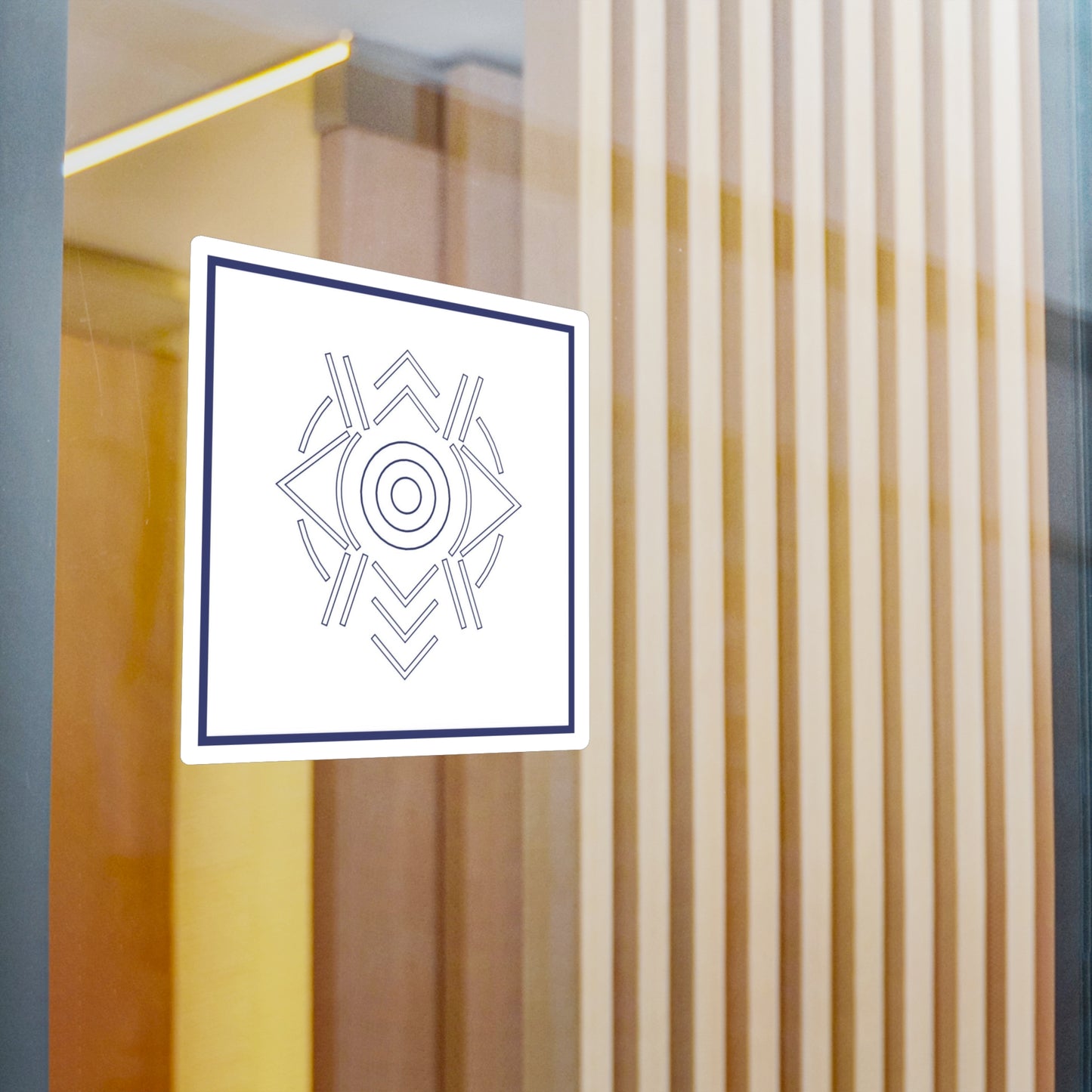 Verantwortung/Responsibility Sticker (Blue/White) Symbol Only