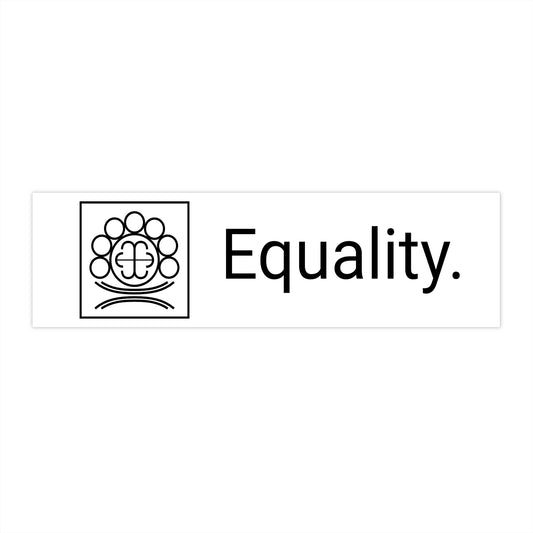 Equality Symbol Bumper Sticker