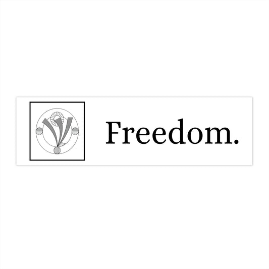 Freedom Symbol Bumper Sticker
