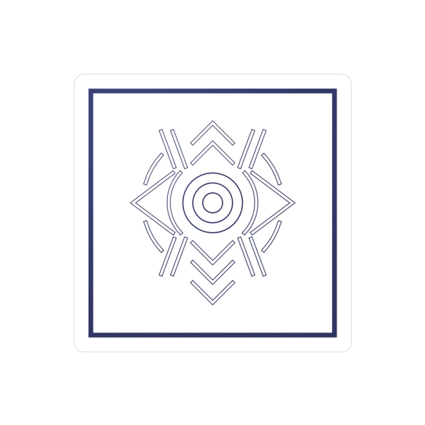 Verantwortung/Responsibility Sticker (Blue/White) Symbol Only