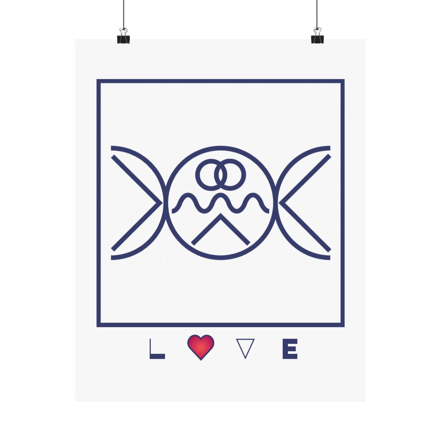 *Love/Liebe* Creation-Energy Inspired Poster