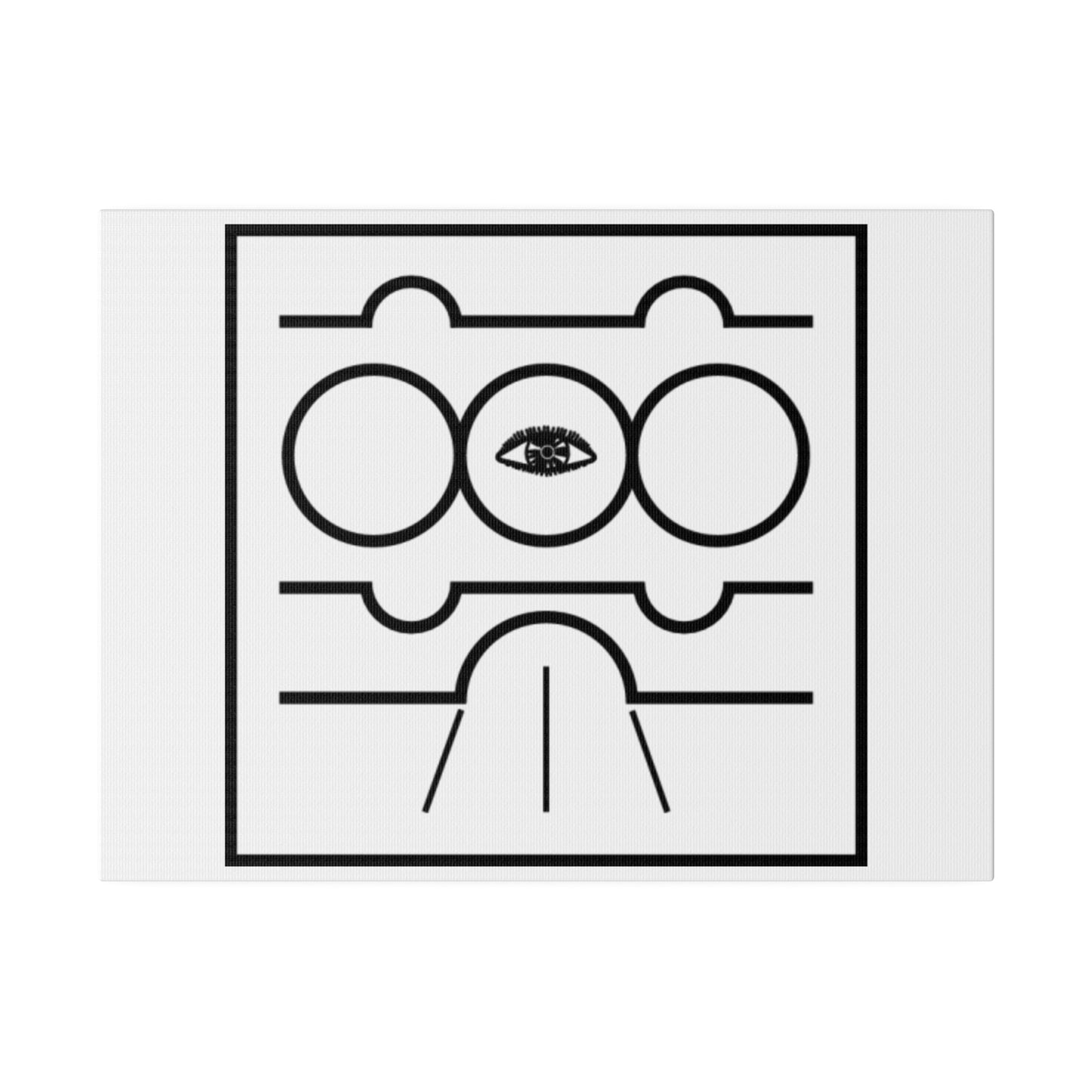 Humanity - Creation-Energy Teaching Symbols - Matte Canvas, Stretched, 0.75"
