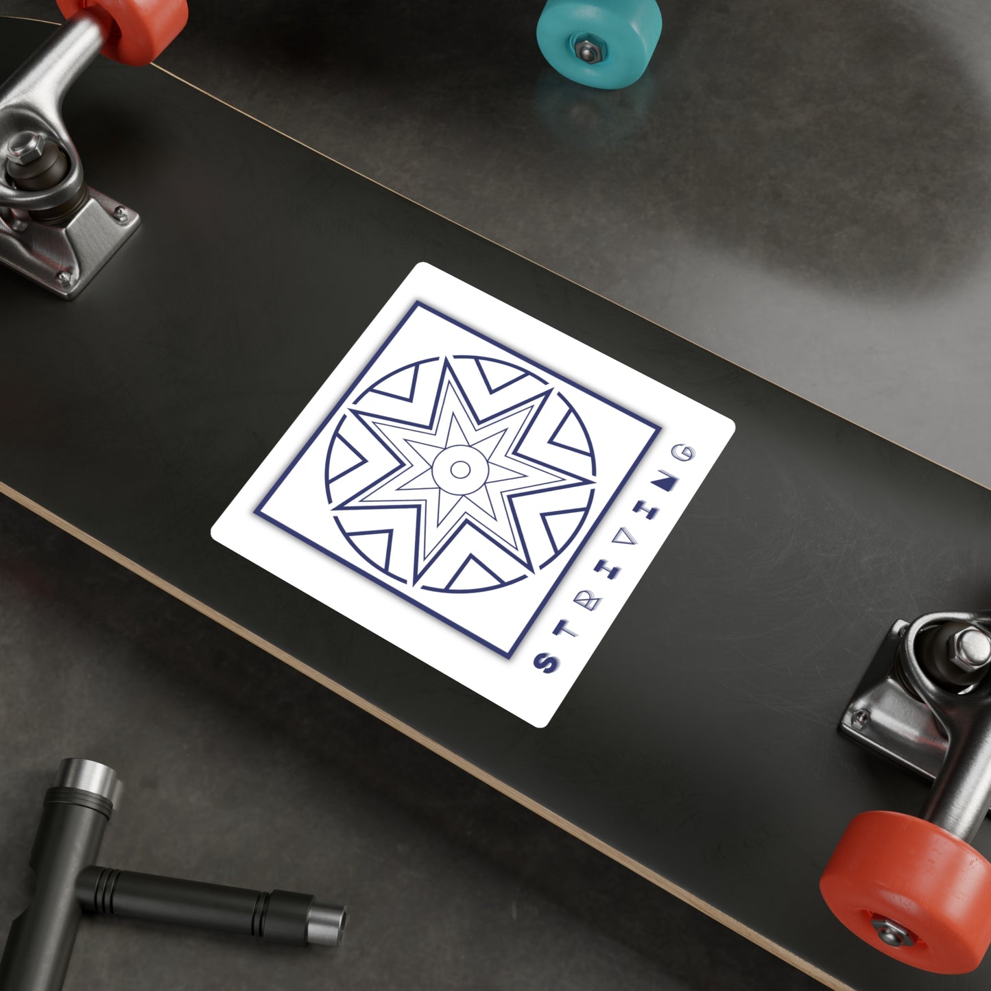 Symbols of the Creation-Energy Teaching - DECAL *Striving / Streben* (purple)