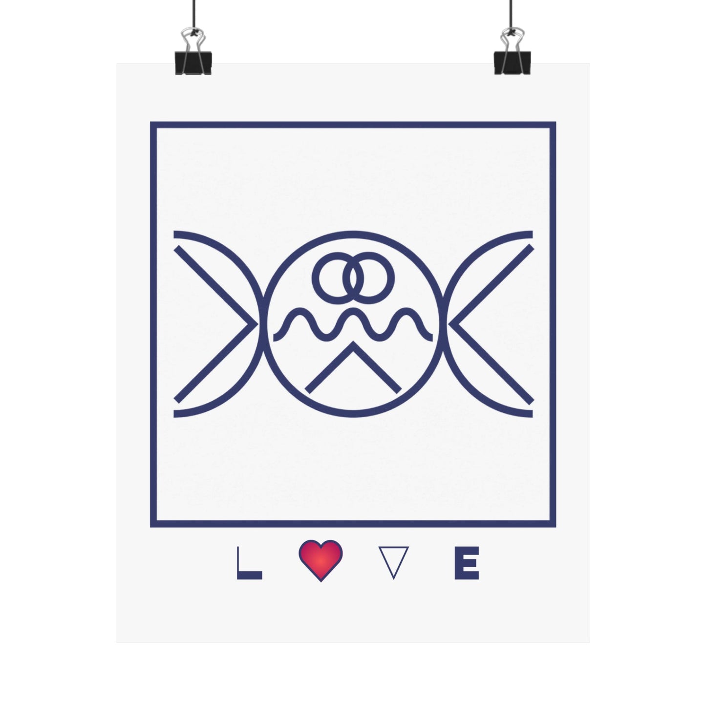 *Love/Liebe* Creation-Energy Inspired Poster