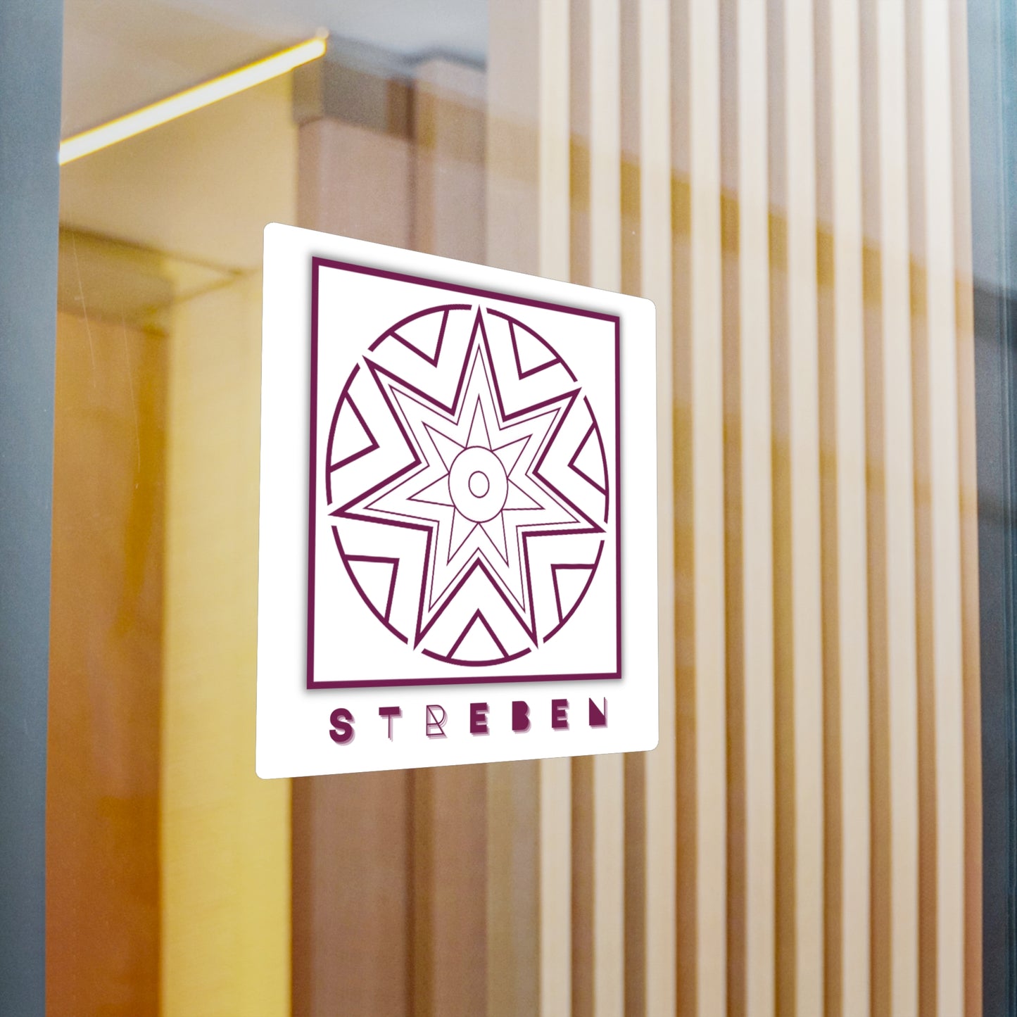 Symbols of the Creation-Energy Teaching - DECAL *Streben / Striving* (red/maroon)