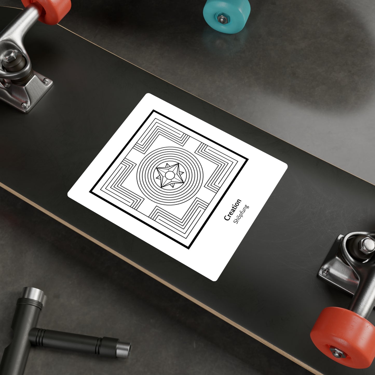 Creation/Shopfung Symbol Decal (Black/White)