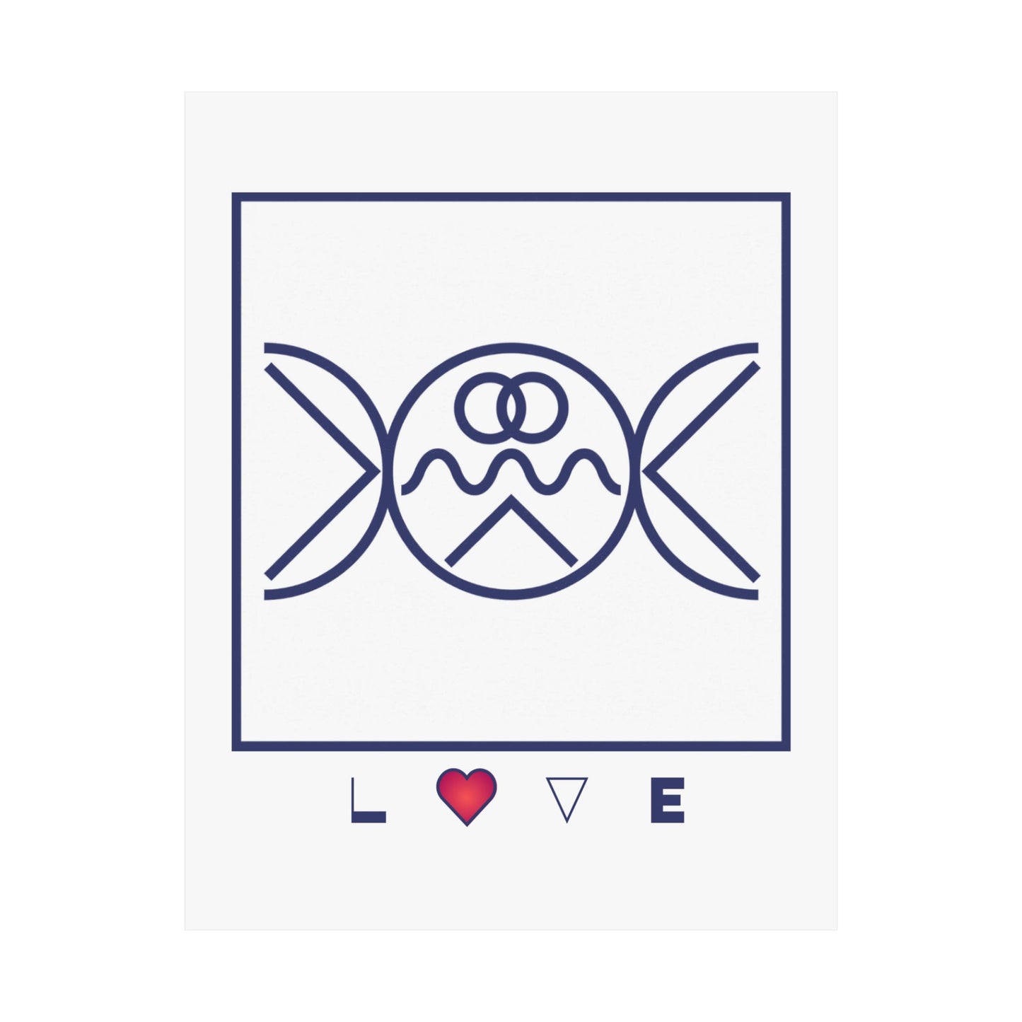 *Love/Liebe* Creation-Energy Inspired Poster