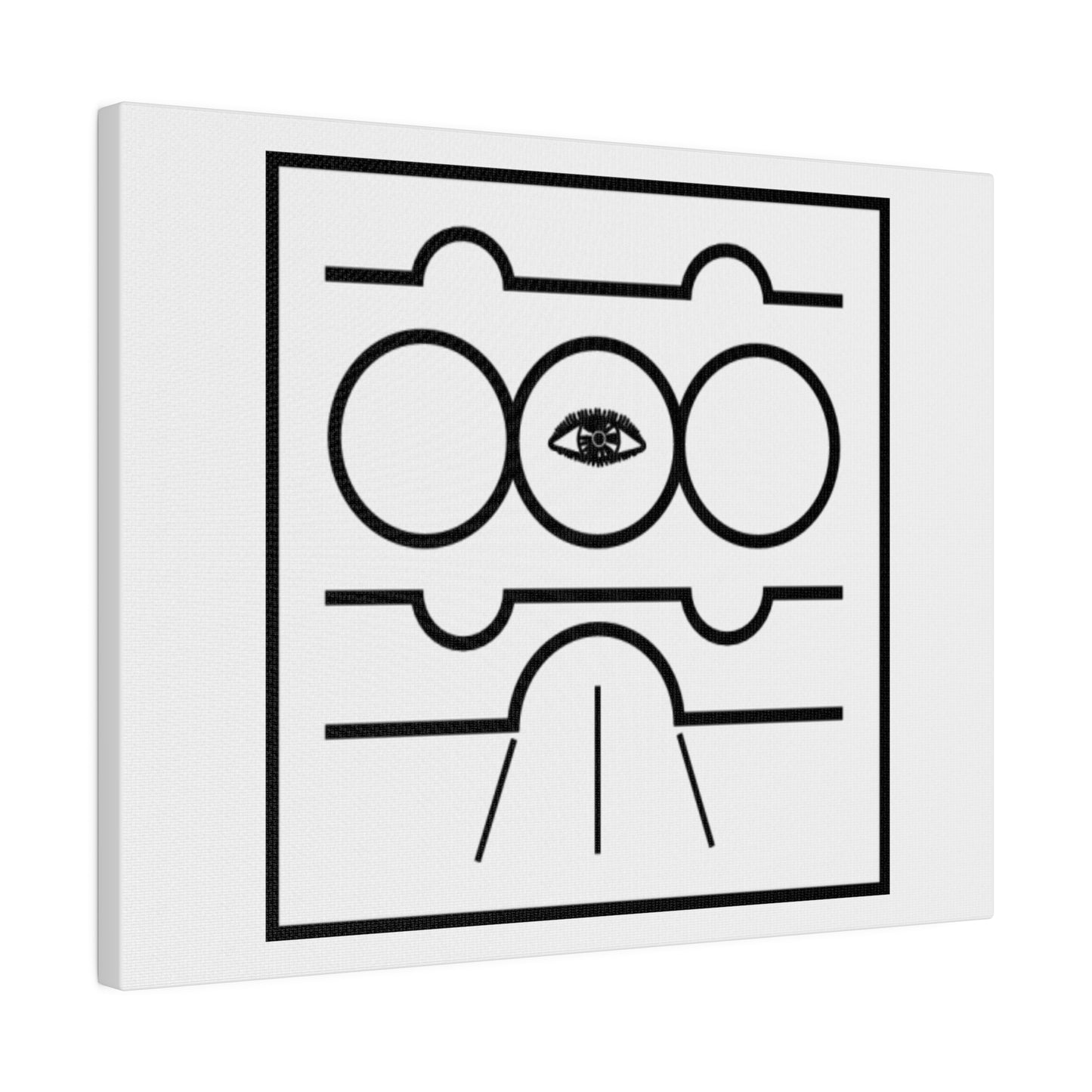 Humanity - Creation-Energy Teaching Symbols - Matte Canvas, Stretched, 0.75"