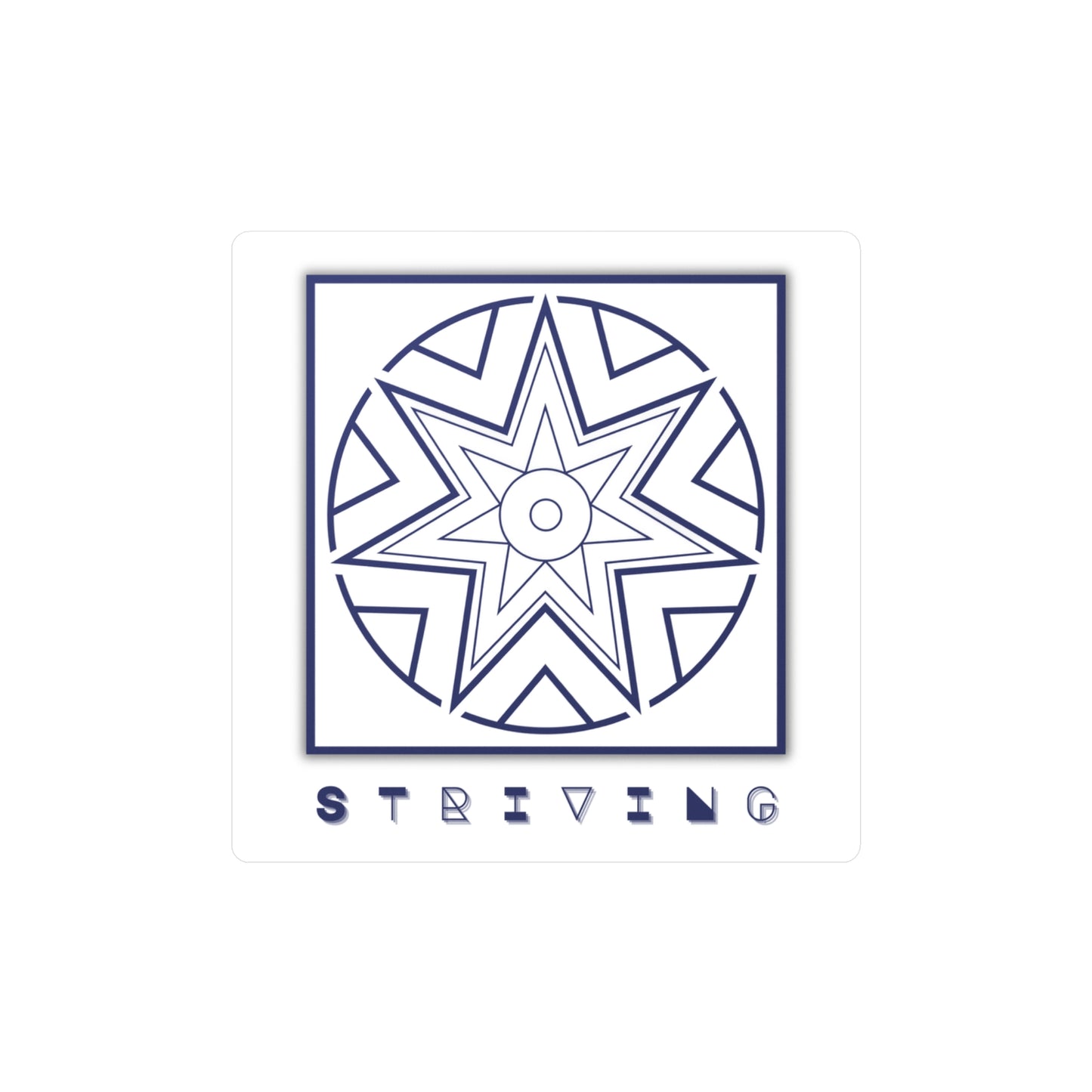 Symbols of the Creation-Energy Teaching - DECAL *Striving / Streben* (purple)