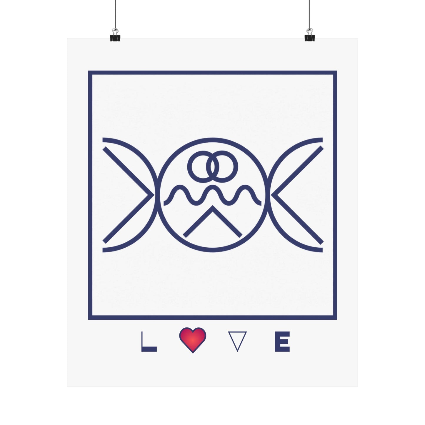 *Love/Liebe* Creation-Energy Inspired Poster